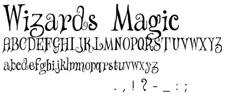 Magic alphabet fonts